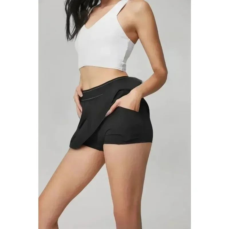 Classic High Waist Tennis Skirt — Fitness & Yoga