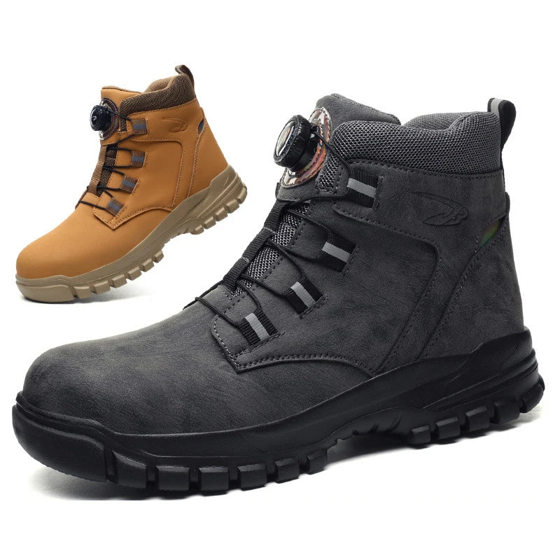 Waterproof Steel Toe Boots — Anti-Smash & Anti-Puncture Security Footwear