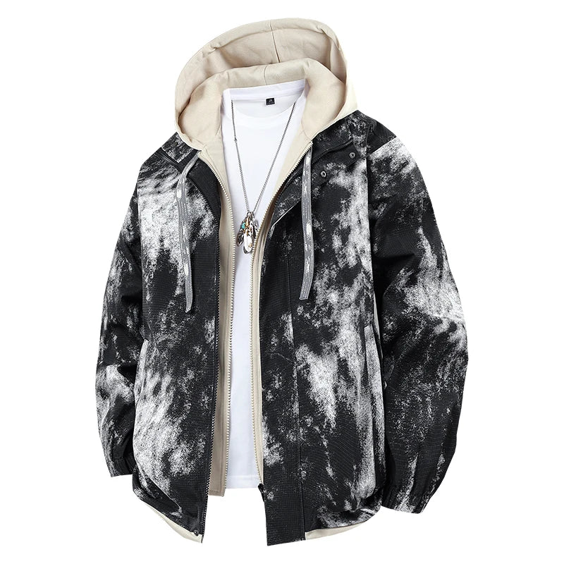 Waterproof Windbreaker — Plus Size Cargo Coat, Casual & Functional