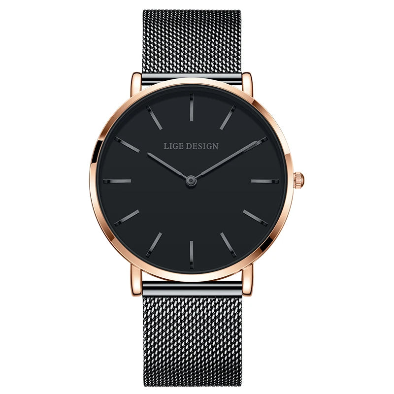 Ceramic Strap Elegant Quartz Watch – Japanese Movement