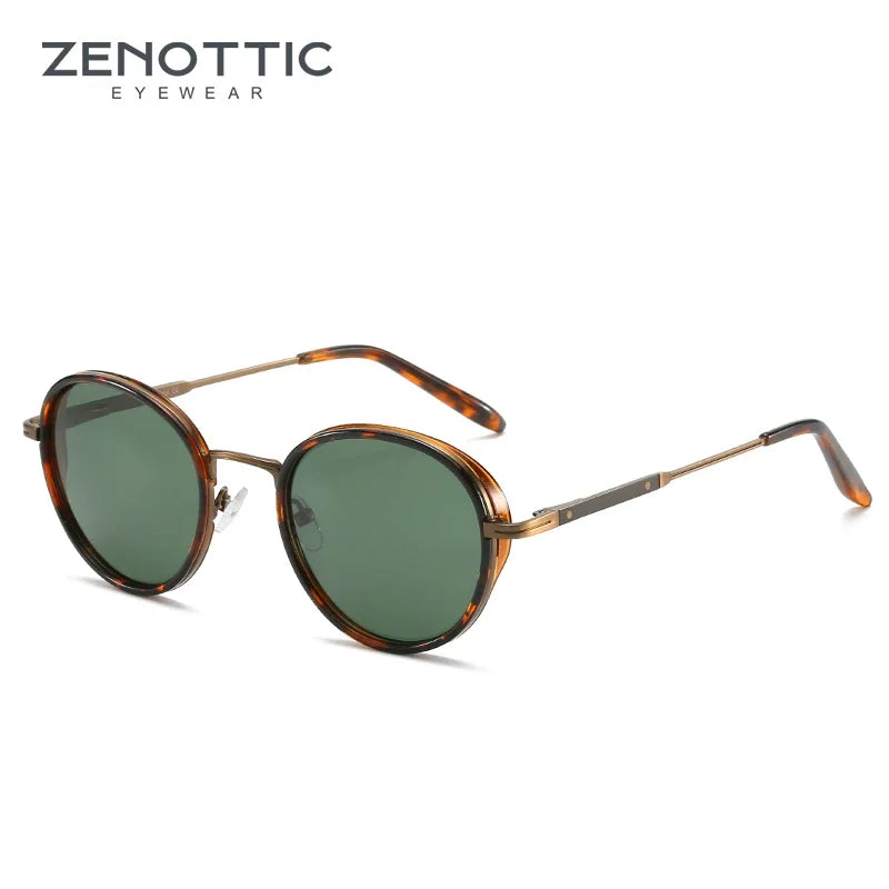 ZENOTTIC 2025 Retro | Polarized Round Shades – Classic Vintage Protection