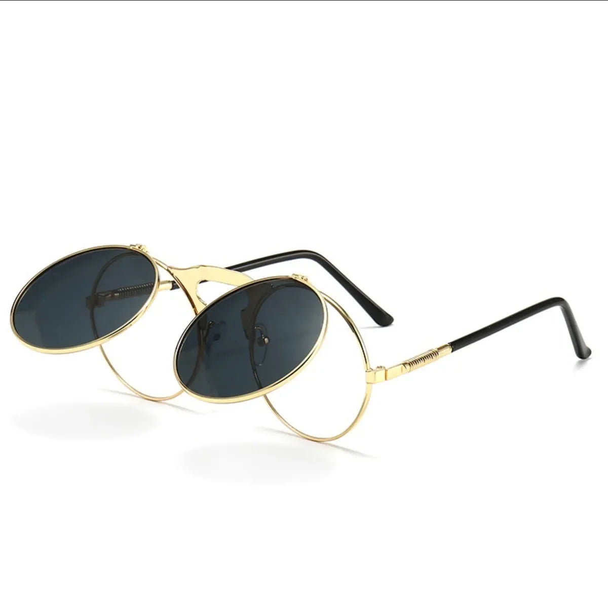 FlipLens Retro | Steampunk Double Lens Sunglasses – Style That Turns Heads