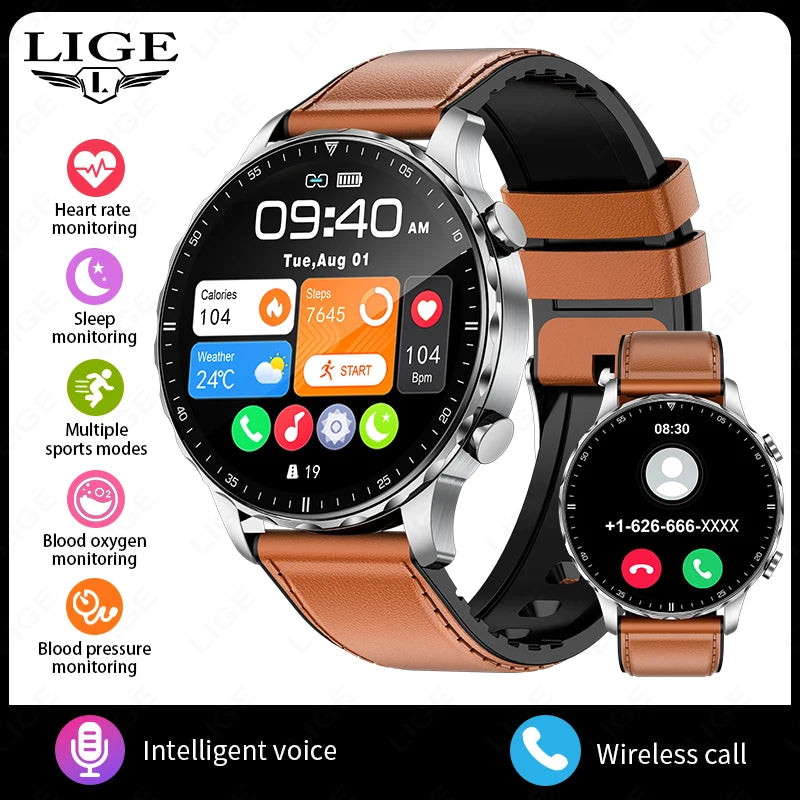 Magnetic Strap Smartwatch – Bluetooth Call, Health Monitor, Sports Features