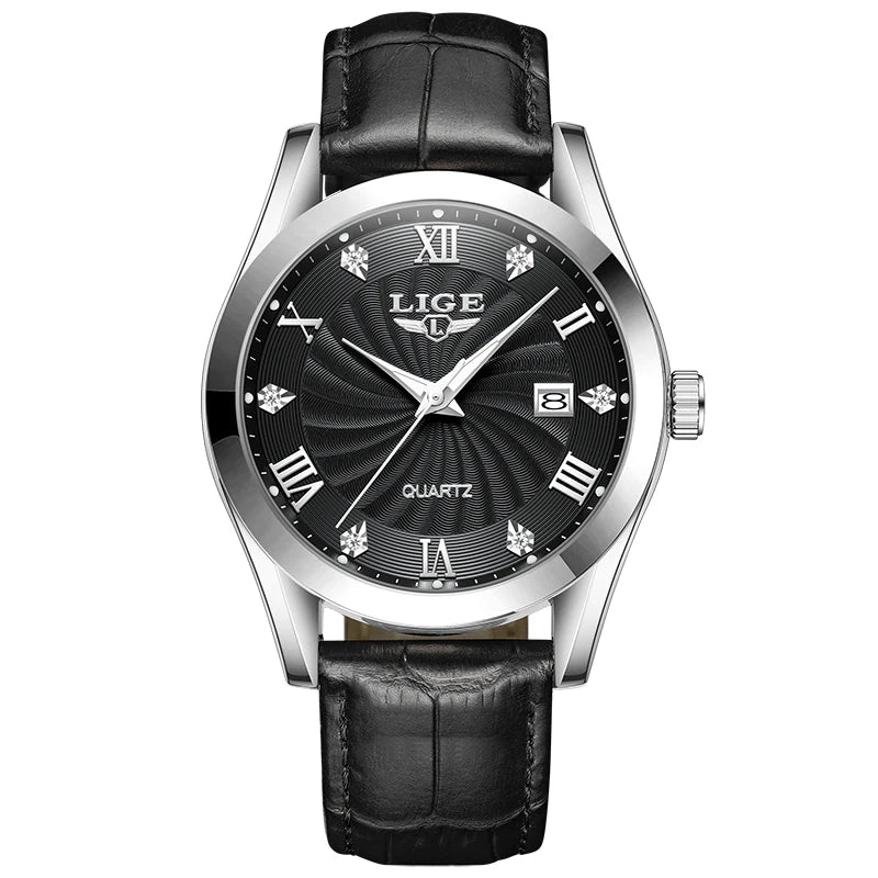Military Leather Sport Watch – Durable & Fashionable