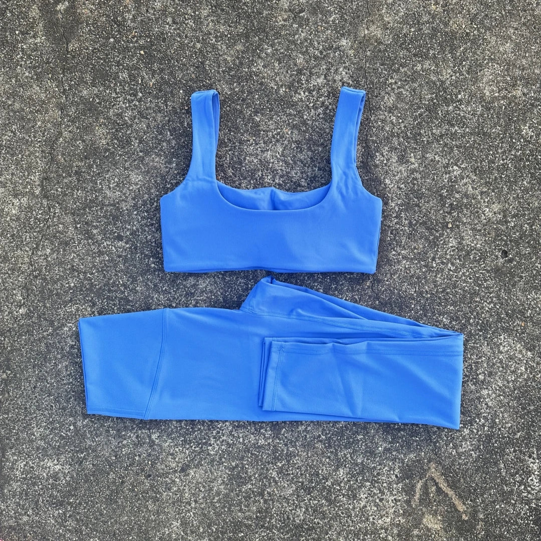 FlexBack Sculpt Set – Bra + High Waist Leggings