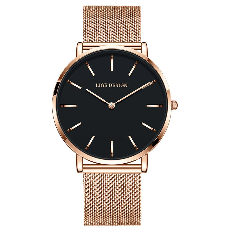 Ceramic Strap Elegant Quartz Watch – Japanese Movement