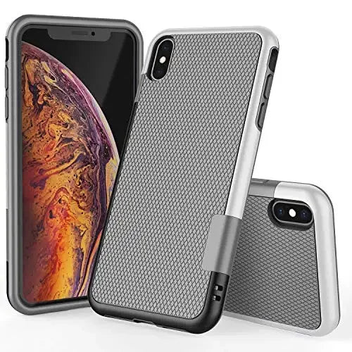 Hybrid Shockproof Silicone Armor Case – iPhone 6 to 15 Plus | Anti-Slip Grip Protection
