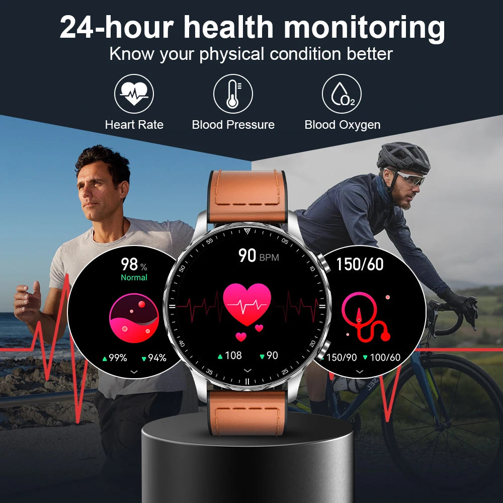 Magnetic Strap Smartwatch – Bluetooth Call, Health Monitor, Sports Features