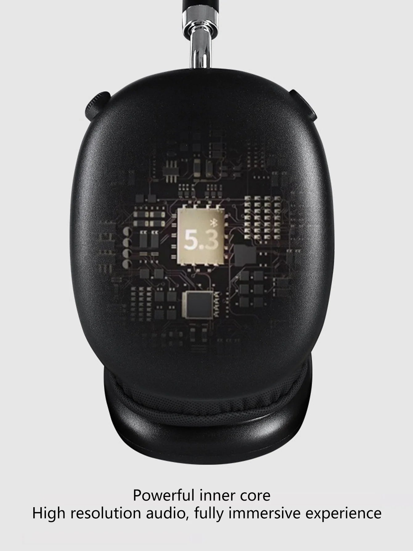 Headphones Over-Ear Bluetooth com Som Surround, Dual Mode, Controle por Botões e Bateria de Ultra Longa Duração