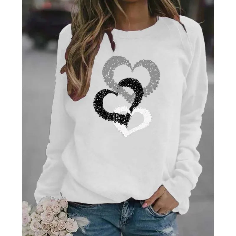 Santa Print Hoodie — Holiday Season Pullover, Winter Streetwear