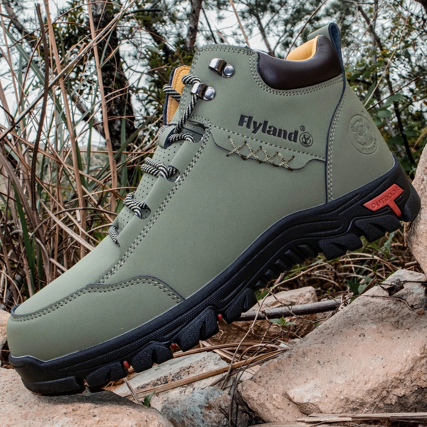 Ankle Leather Sneakers — Casual Office Boots with Sporty Finish