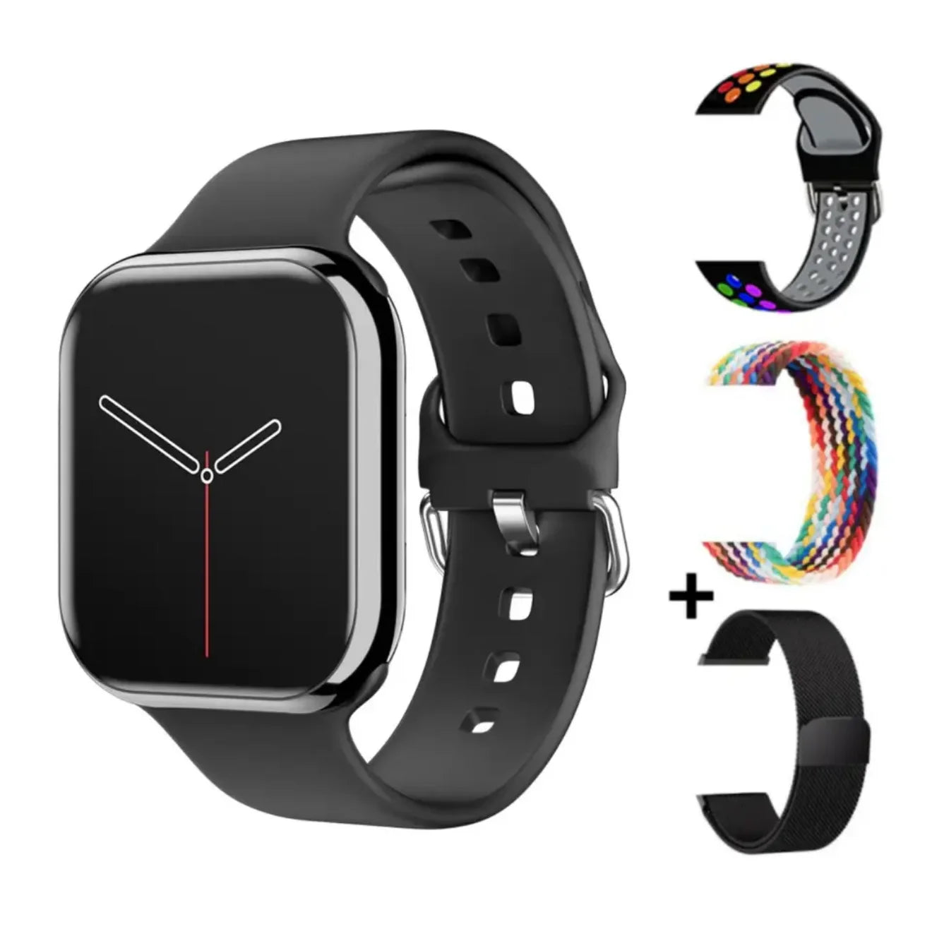 Smartwatch with Body Temp & GPS – NFC, Always-On Display, Sport Design