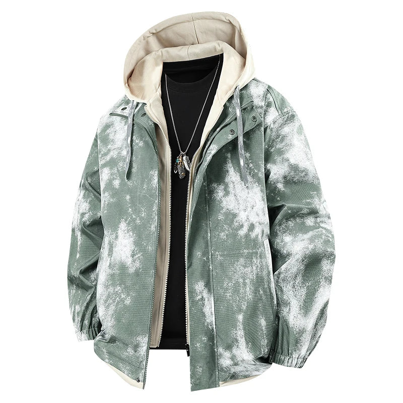 Waterproof Windbreaker — Plus Size Cargo Coat, Casual & Functional
