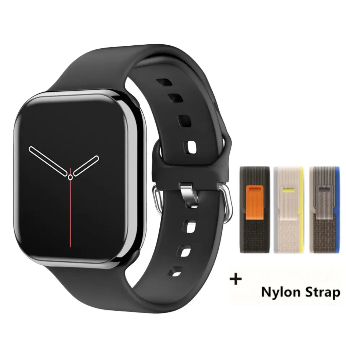 Smartwatch with Body Temp & GPS – NFC, Always-On Display, Sport Design