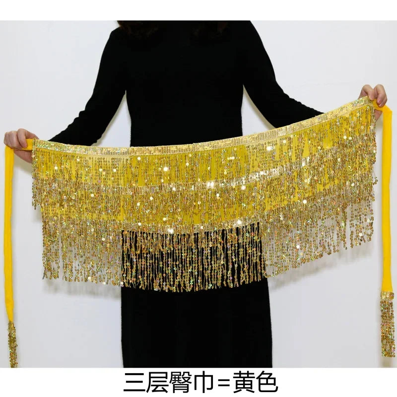 Sequin Tassel Mini Skirt — Dance & Party Ready