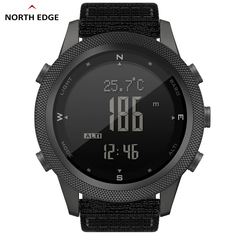 Digital Outdoor Watch – Altimeter, Compass, Barometer, Running & Swimming