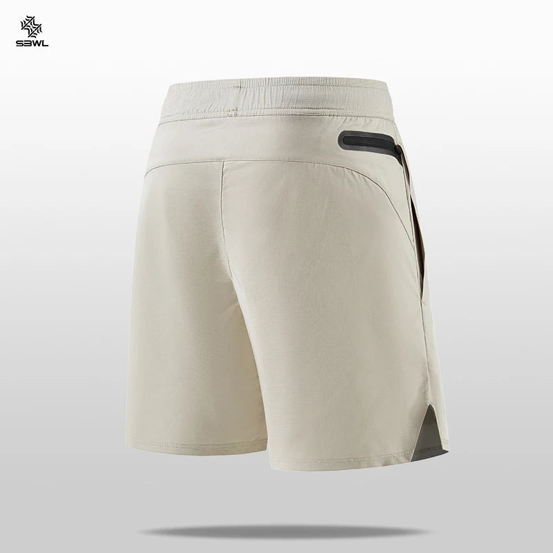 SBWL Breathable Fitness Gym Shorts – Lightweight Fast-Dry Beach Pants