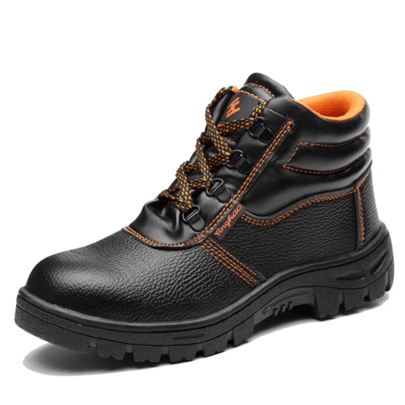 Wear-Resistant Safety Boots — Steel Toe & Waterproof Anti-Puncture Build