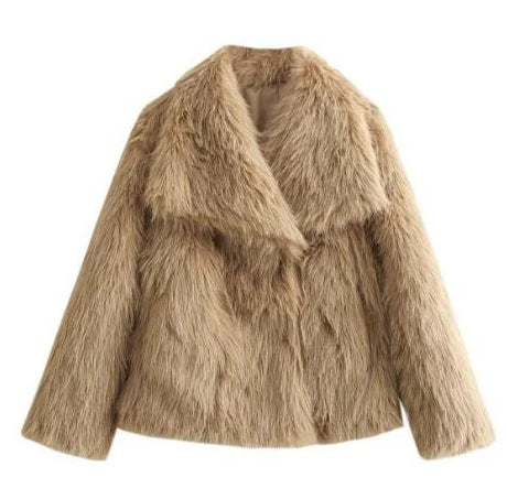 Loose Stand Collar Coat