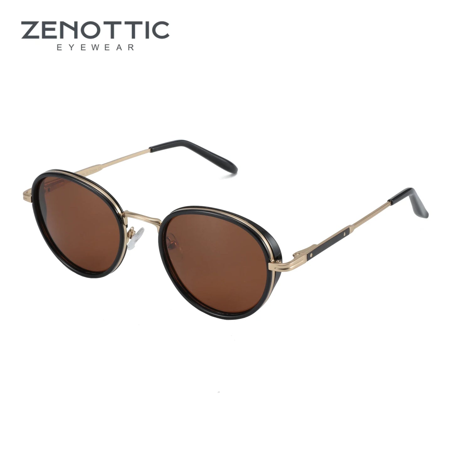 ZENOTTIC 2025 Retro | Polarized Round Shades – Classic Vintage Protection