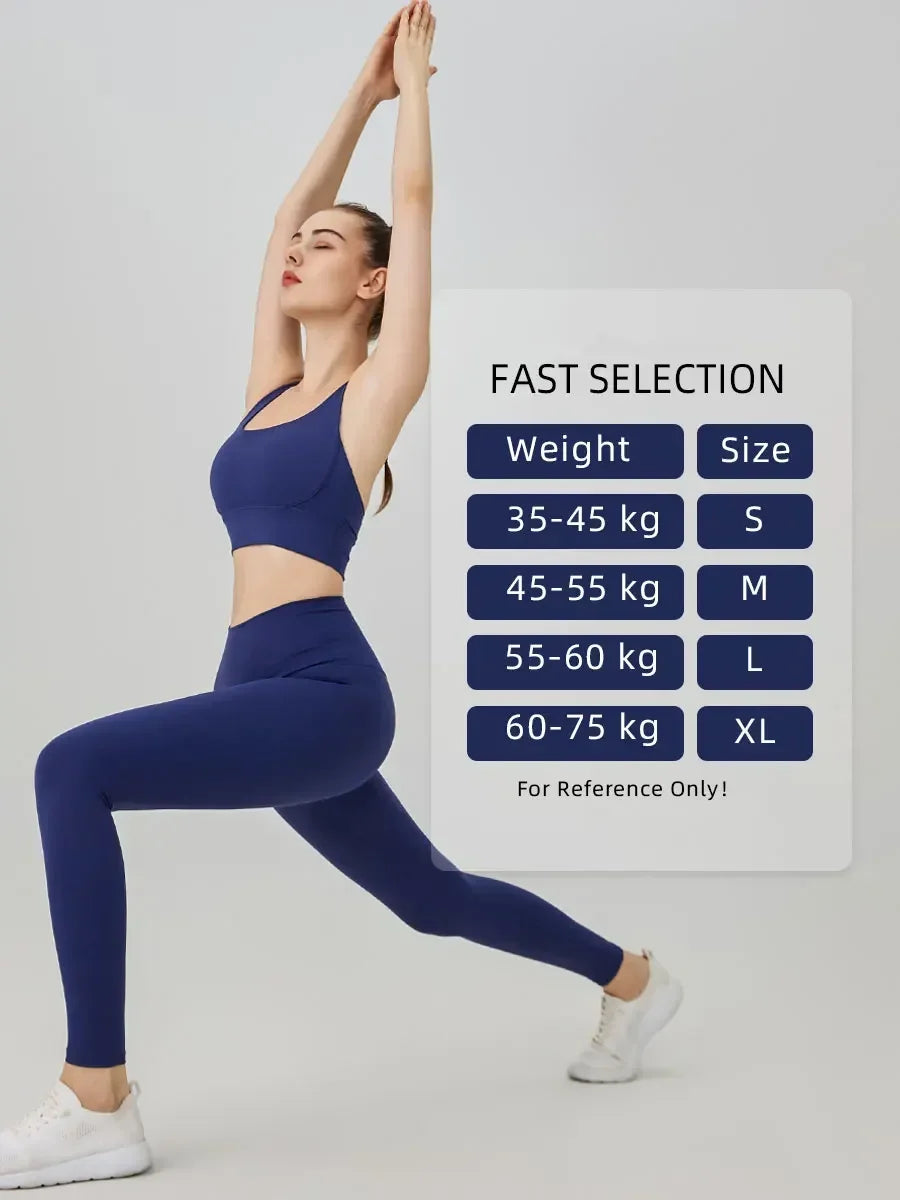2-Piece Yoga Tracksuit — Women's Athletic Wear Sports Bra & Leggings Fitness Gym Outfit