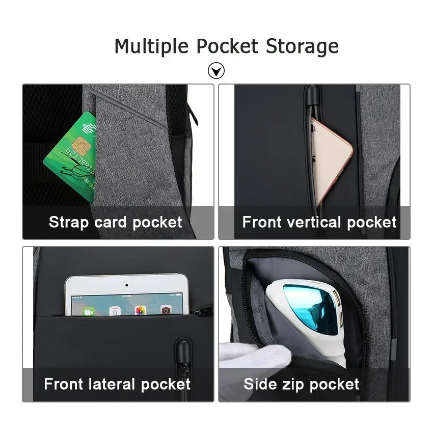 CoreCharge USB Backpack – 15.6” Waterproof Business Laptop Bag