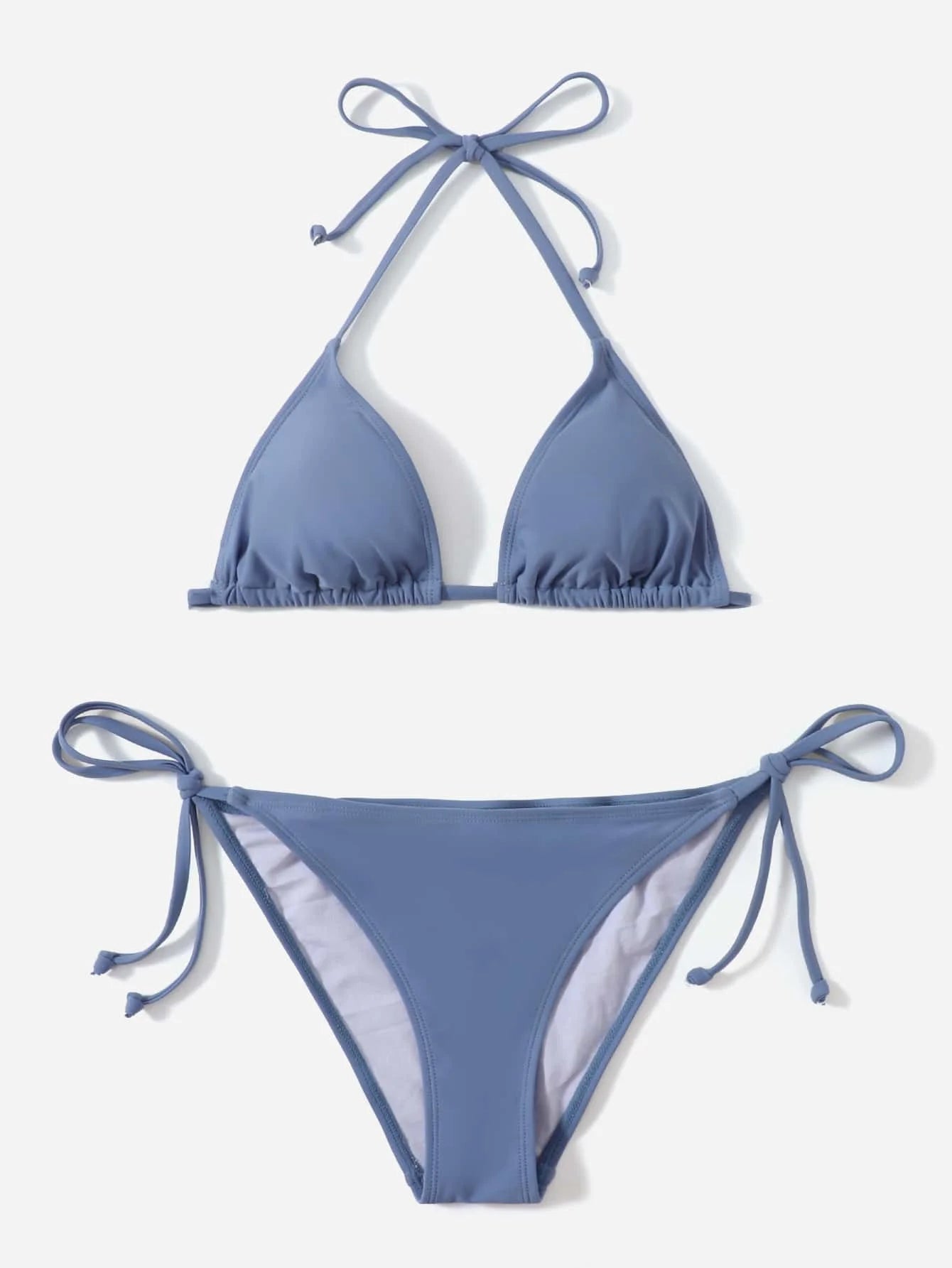 Tie-Side Triangle Bikini – Minimal Summer Fit