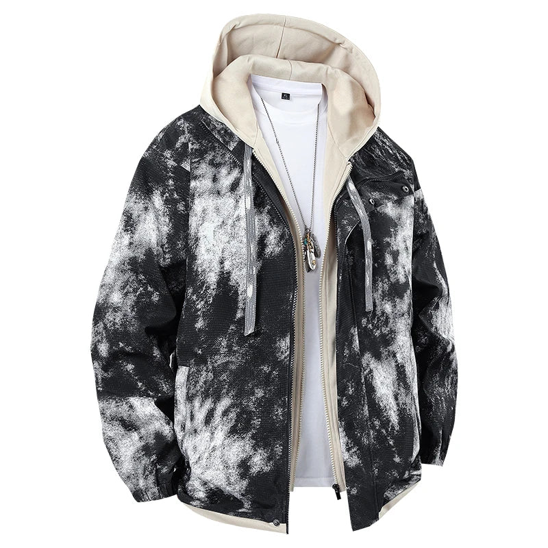 Waterproof Windbreaker — Plus Size Cargo Coat, Casual & Functional