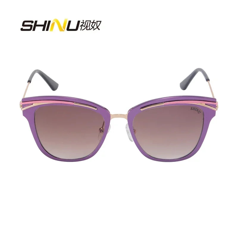 SHINU LuxeWave | Designer Aluminum Sunglasses – Polished Protection & Style