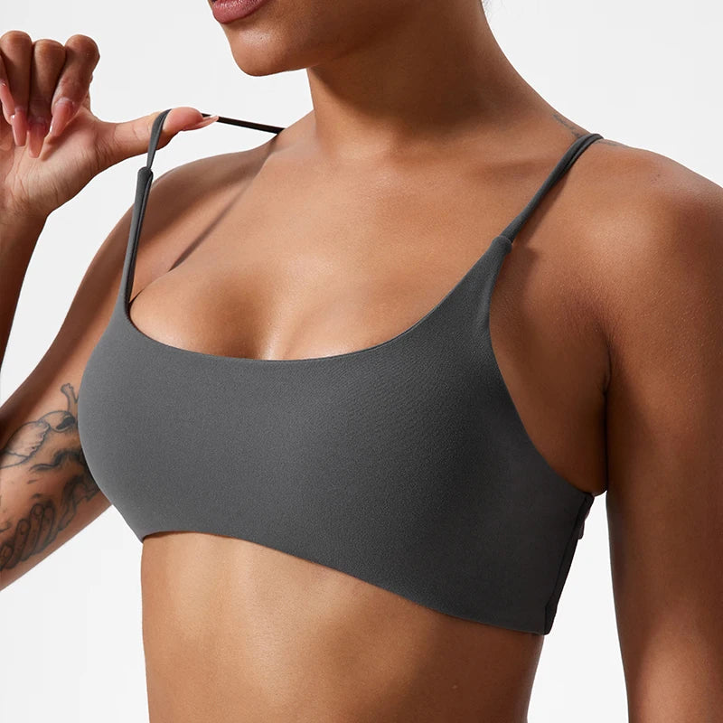 Super Soft Fabric Sexy Sports Bra Gym Top Women Higher Quality Yoga Clothes Women Sports Fitness Workout Cross Back Yoga Bra