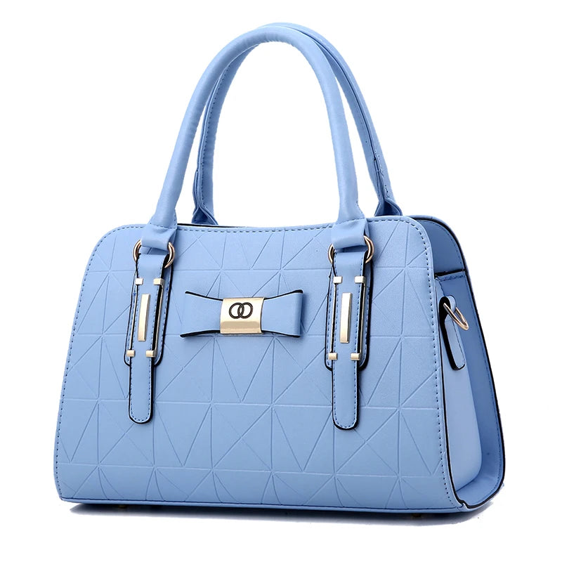 Large Capacity Casual Leather Tote | Top-Handle Bag