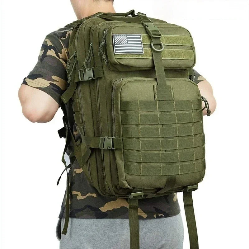 RangerTrek Tactical Backpack – 30L/50L Waterproof Nylon Outdoor Bag