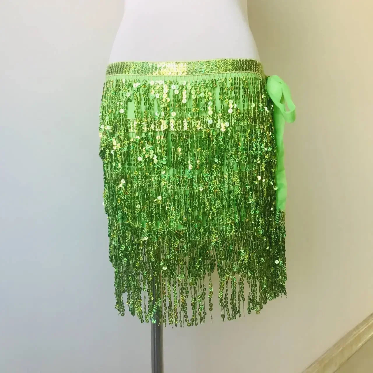 Sequin Tassel Mini Skirt — Dance & Party Ready