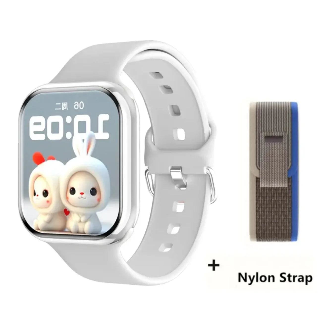 Smartwatch with Body Temp & GPS – NFC, Always-On Display, Sport Design