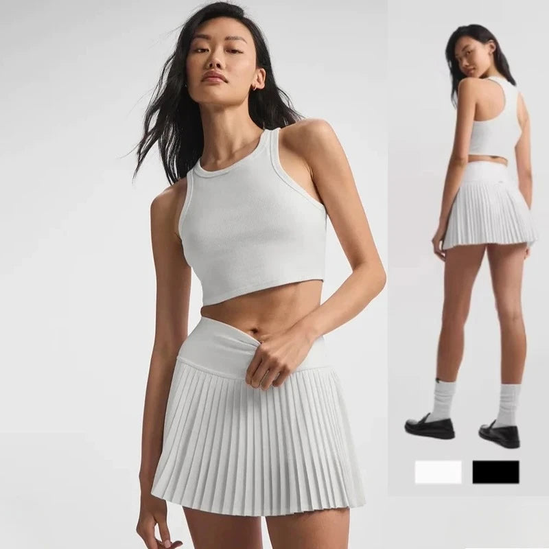 Y2K Korean Wrap Mini Skirt — High Waist Vintage Vibe