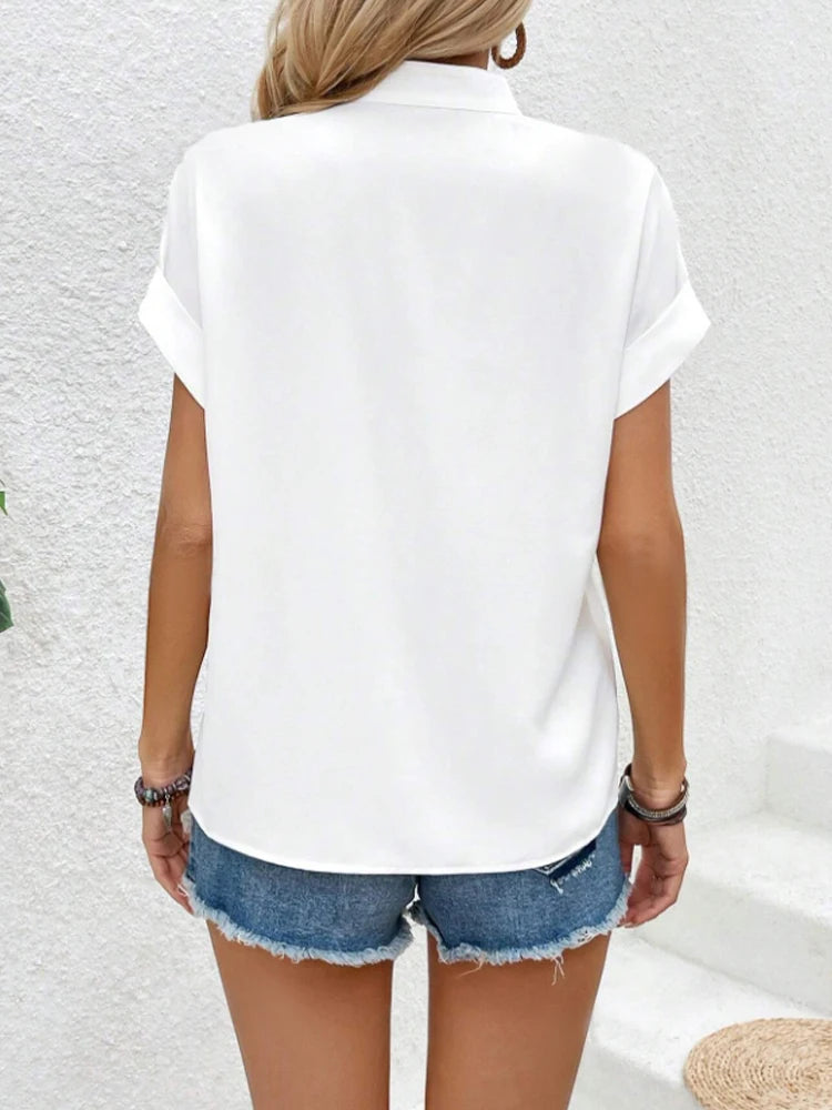 Light & Flowing – Batwing Sleeve Casual Shirt