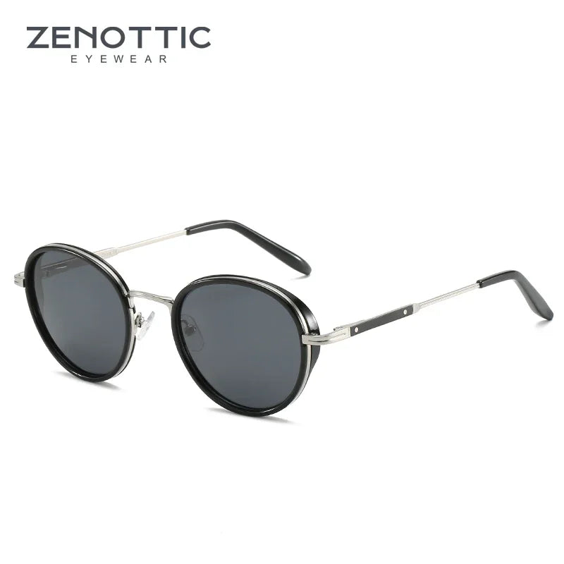 ZENOTTIC 2025 Retro | Polarized Round Shades – Classic Vintage Protection