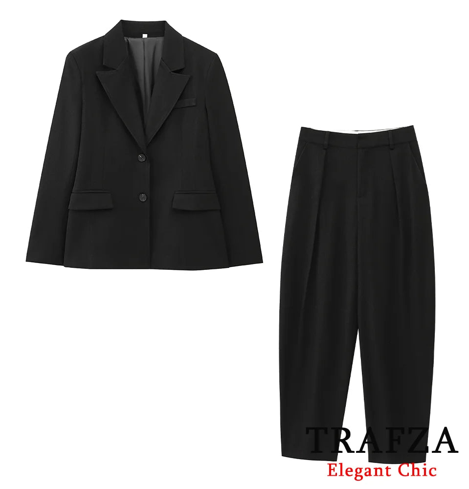 Vintage Blazer & Pant Set – Button Blazer or Bucket Pants Casual