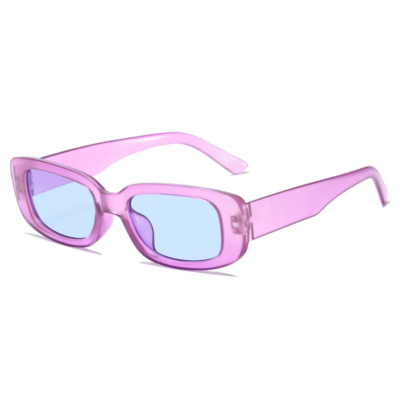 Retro Rectangle Sunglasses – Polarized Square Driving & Fishing UV400 Eyewear