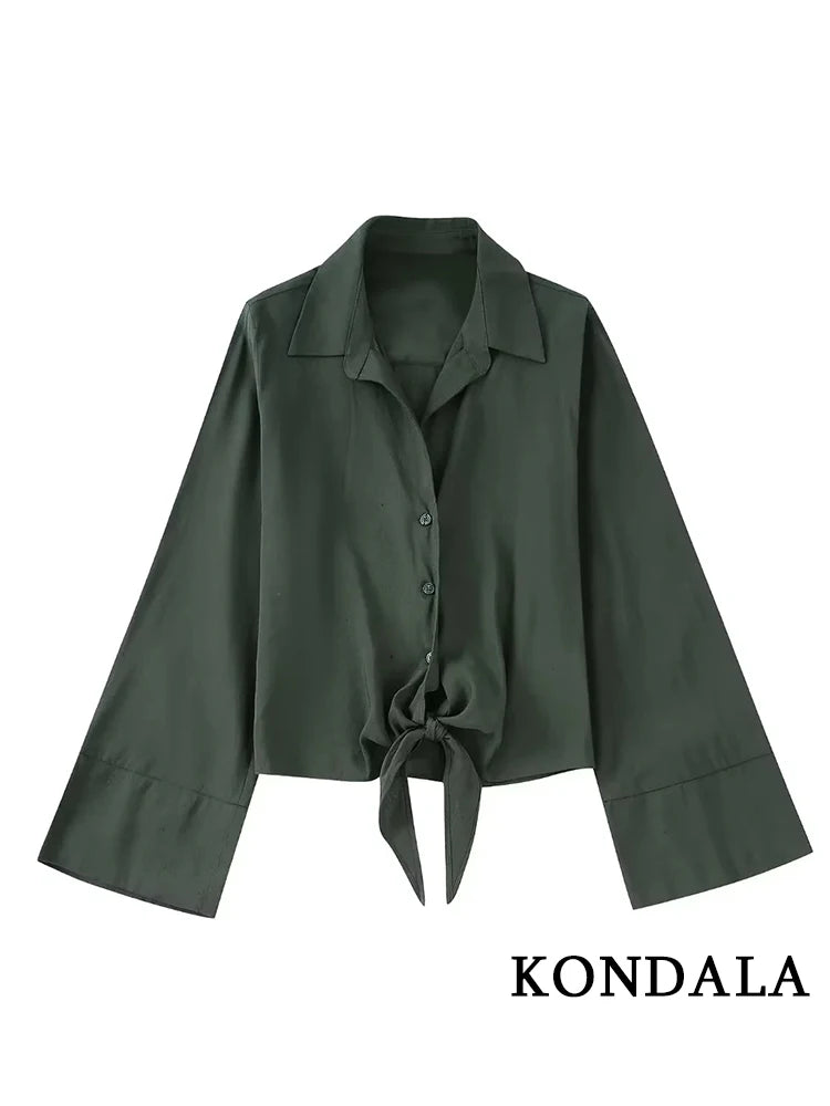 Bow Shirt & Pleated Skirt Co-ord