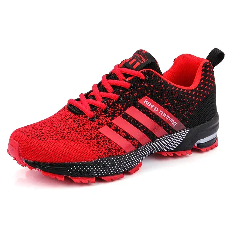 Breathable Mesh Running Sneakers — Lightweight Outdoor Athletic Jogging Shoes