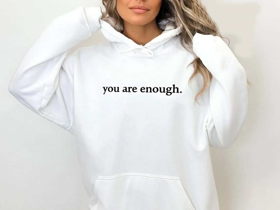 Oversized Letter Hoodie — “Dear Person Behind Me” Print, Casual