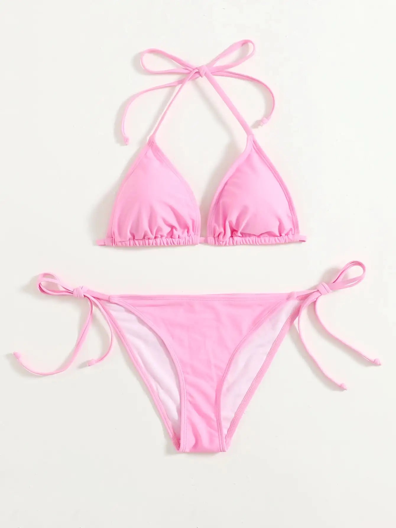 Tie-Side Triangle Bikini – Minimal Summer Fit