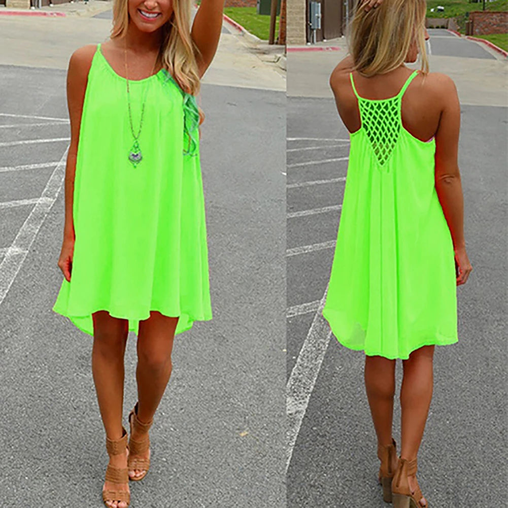 Swing T-Shirt Dress with Pockets — Plus Size Loose Cover-Up
