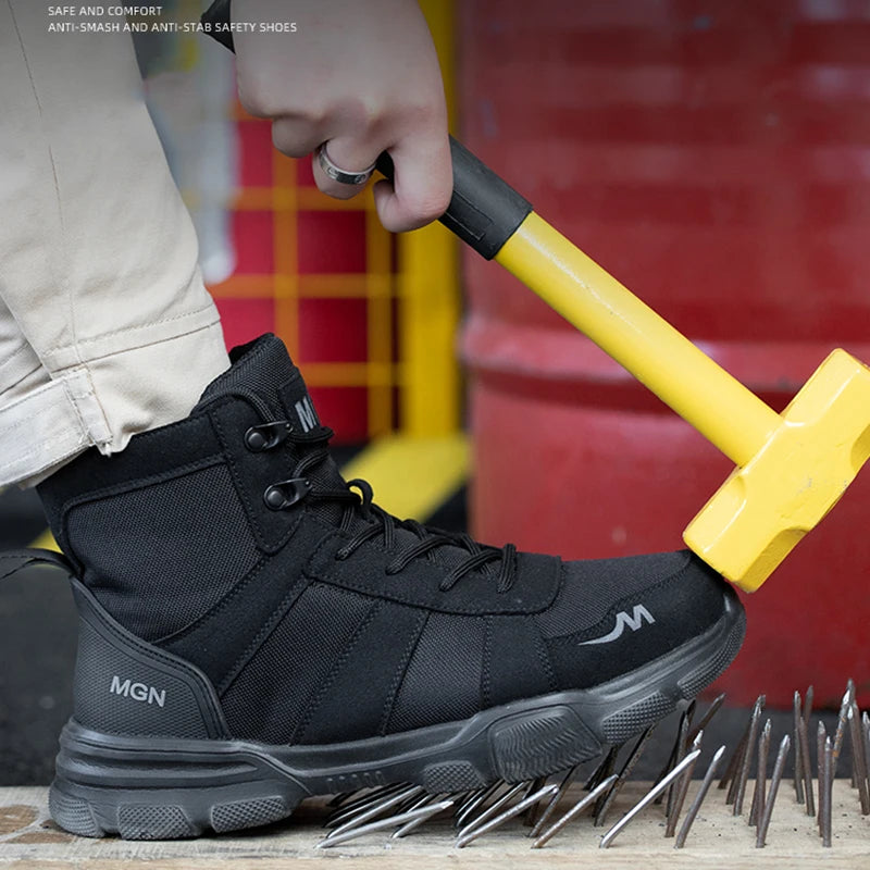 Lightweight Safety Sneakers — Anti-Slip Tactical Footwear for Work