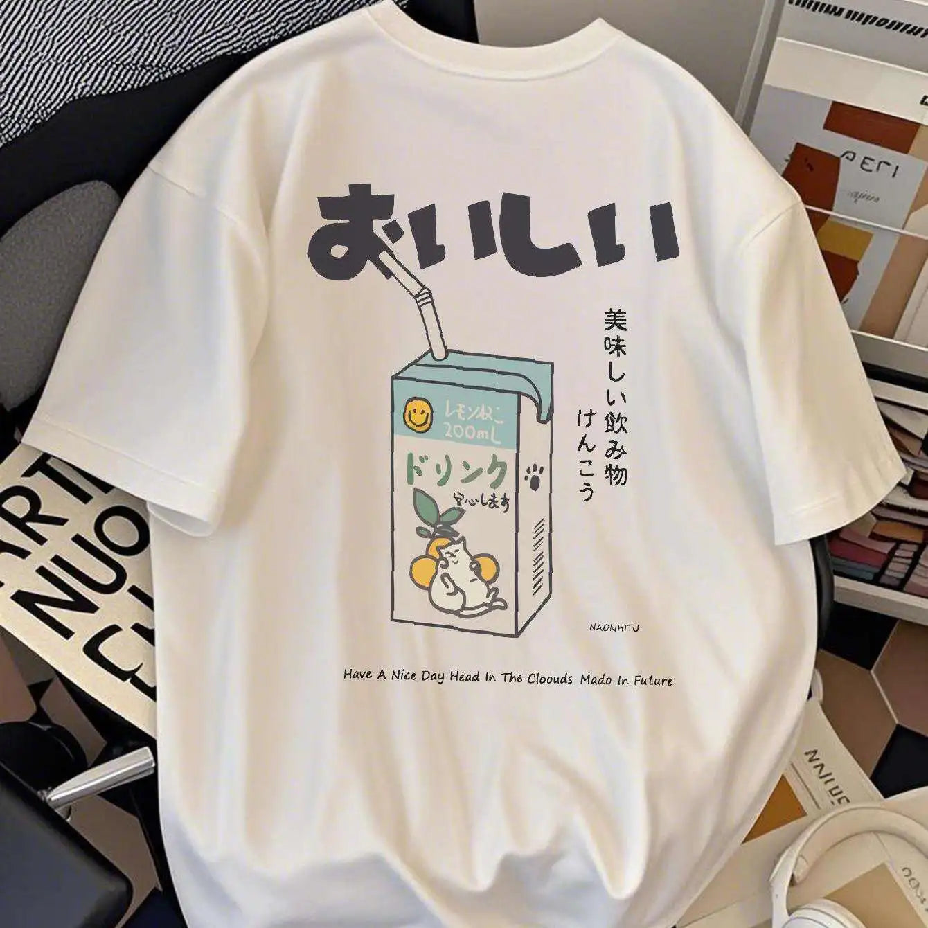 Printed Sports Cotton Tee – Premium Casual