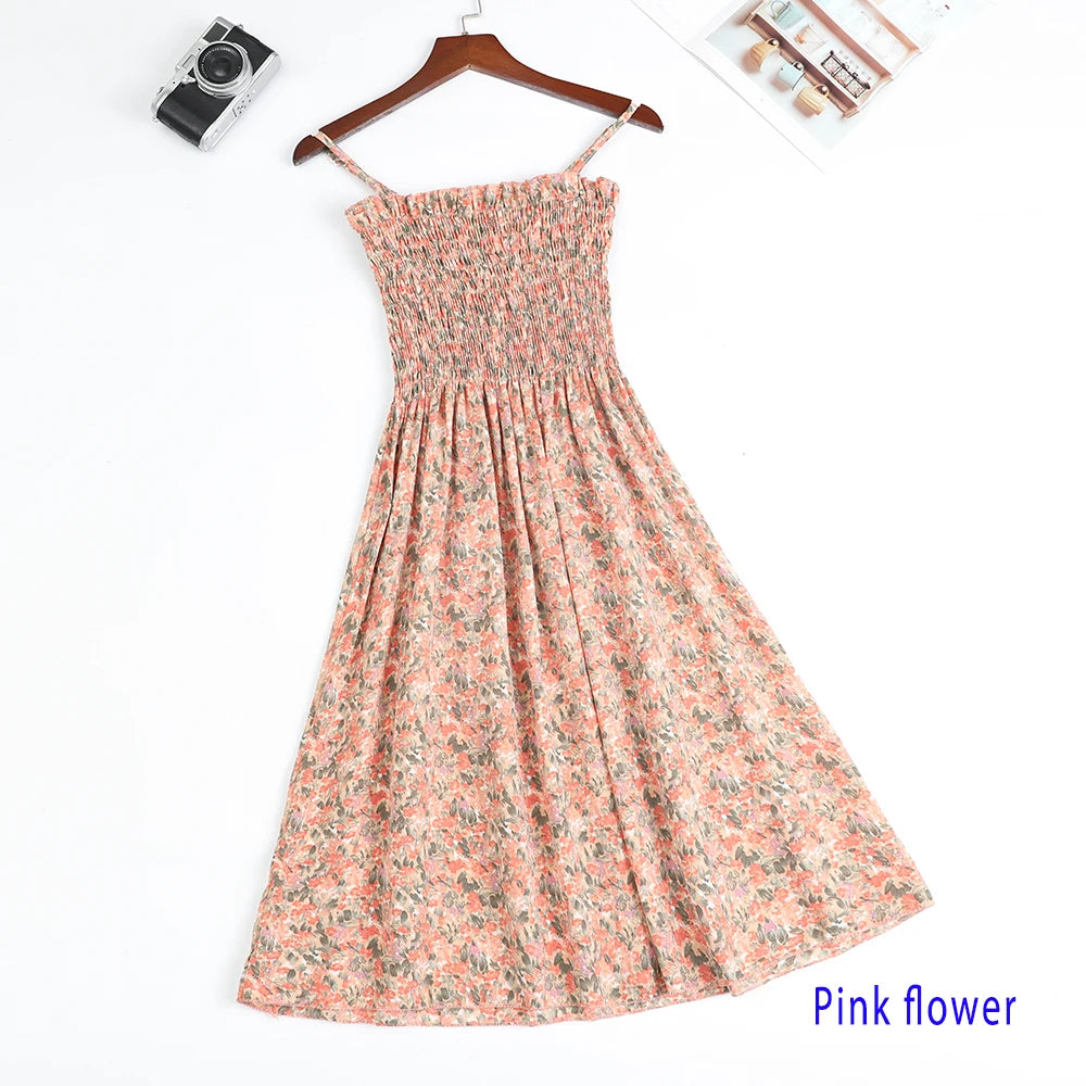 Elegant Contrasting Knit Maxi Dress — O-Neck, Short Sleeve, Metal Buttons