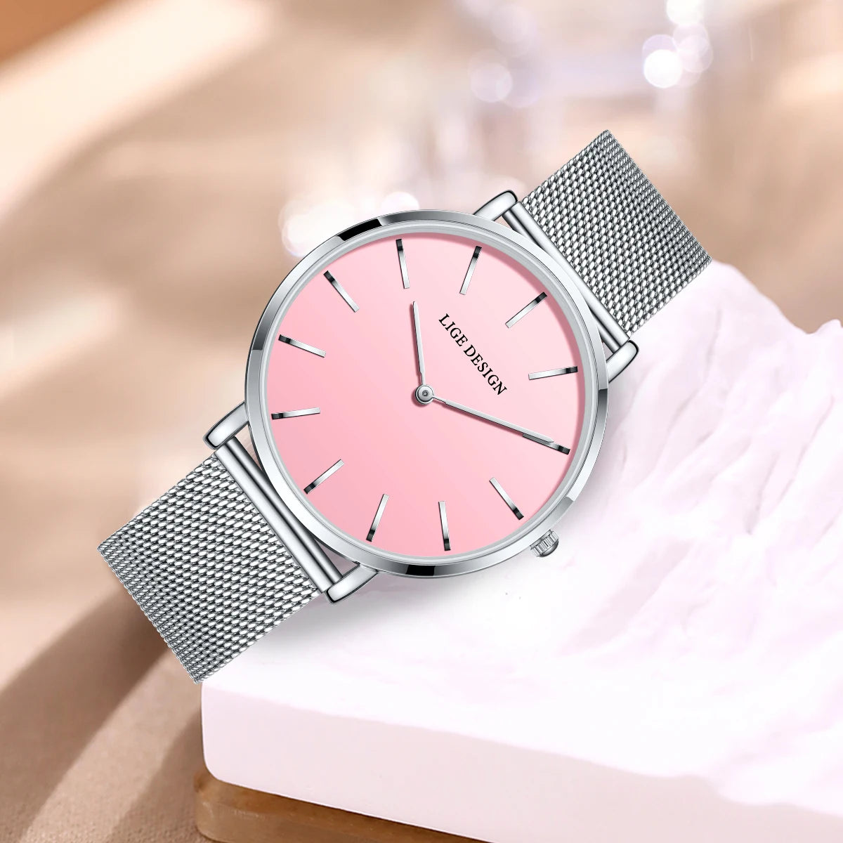 Ceramic Strap Elegant Quartz Watch – Japanese Movement