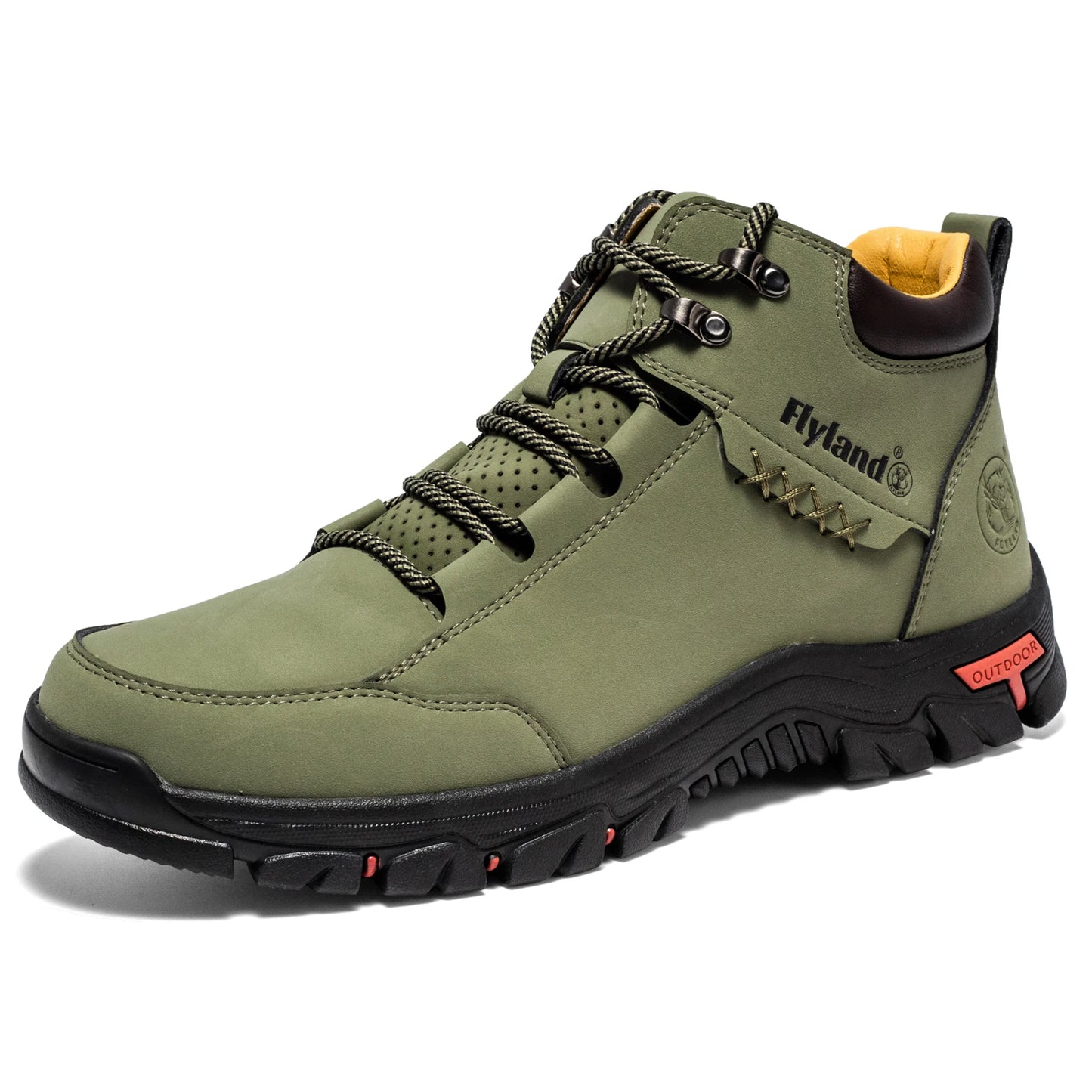 Ankle Leather Sneakers — Casual Office Boots with Sporty Finish