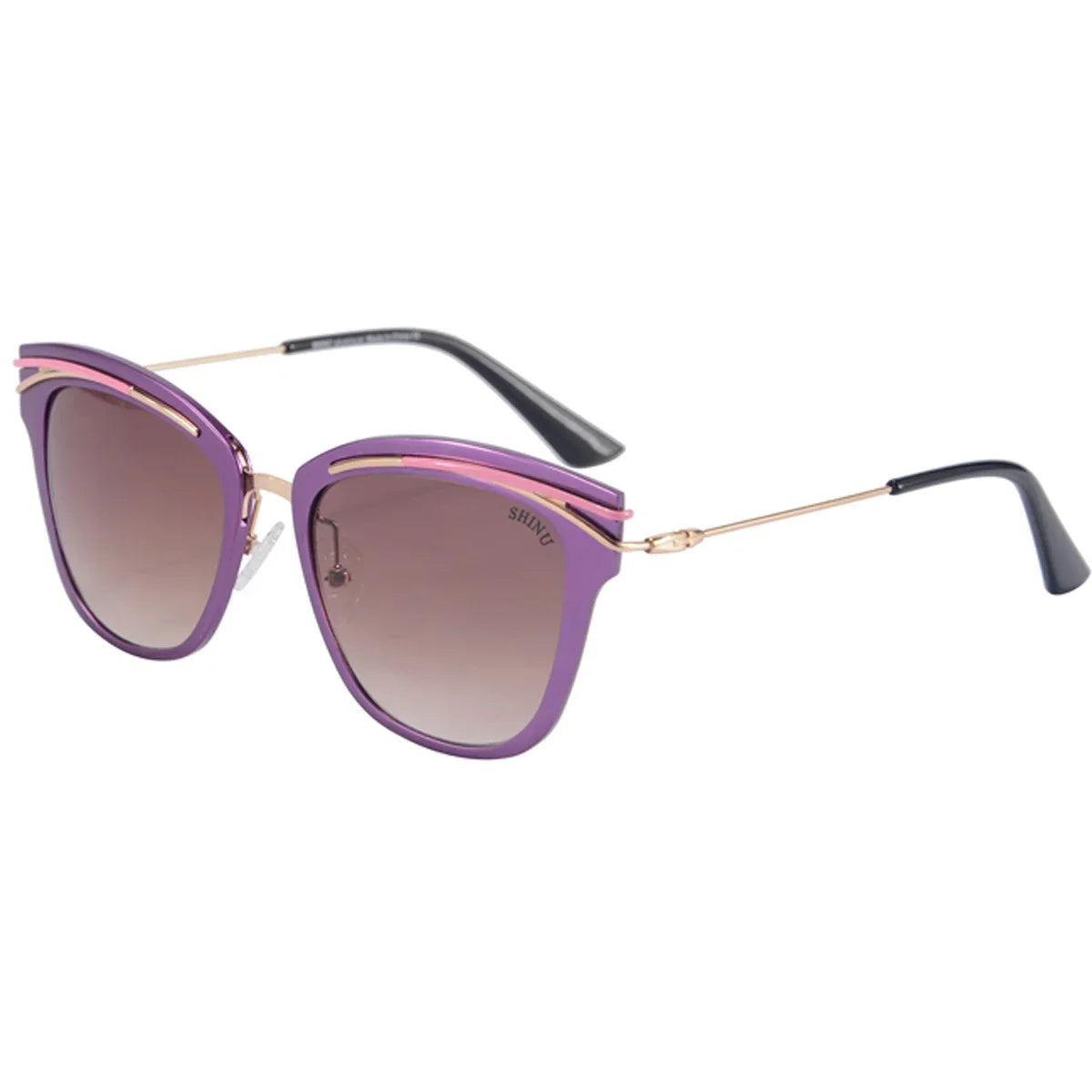 SHINU LuxeWave | Designer Aluminum Sunglasses – Polished Protection & Style